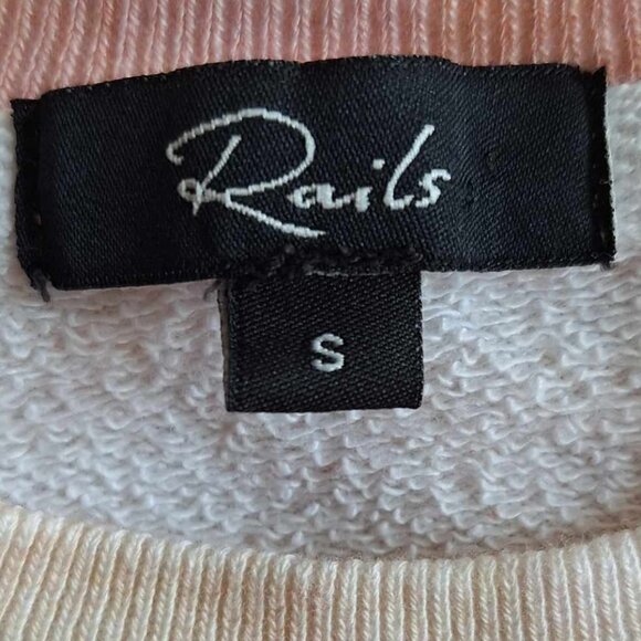 Rails by Revolve Ramona Sunset Tie-dye Cropped Pullover Sweatshirt Size Small - Picture 9 of 9